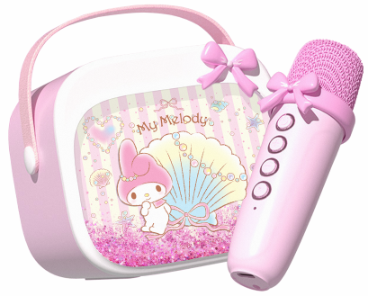 ลำโพงคาราโอเกะ 2 ไมค์ My Melody สีชมพู